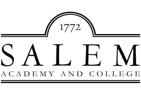 Salem Academy and College College Logo, Black and White